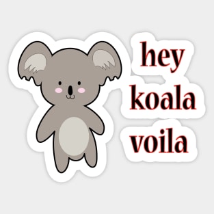 cute funny koala Sticker